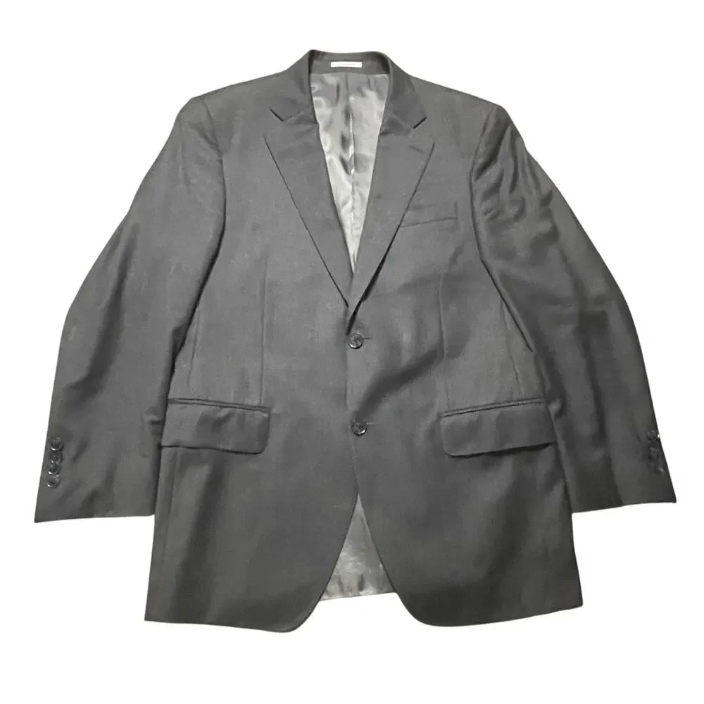 Peter Millar Suit Mens 40 S Gray 2pc Wool Blazer Pants 37x30 Modern Canada MINT